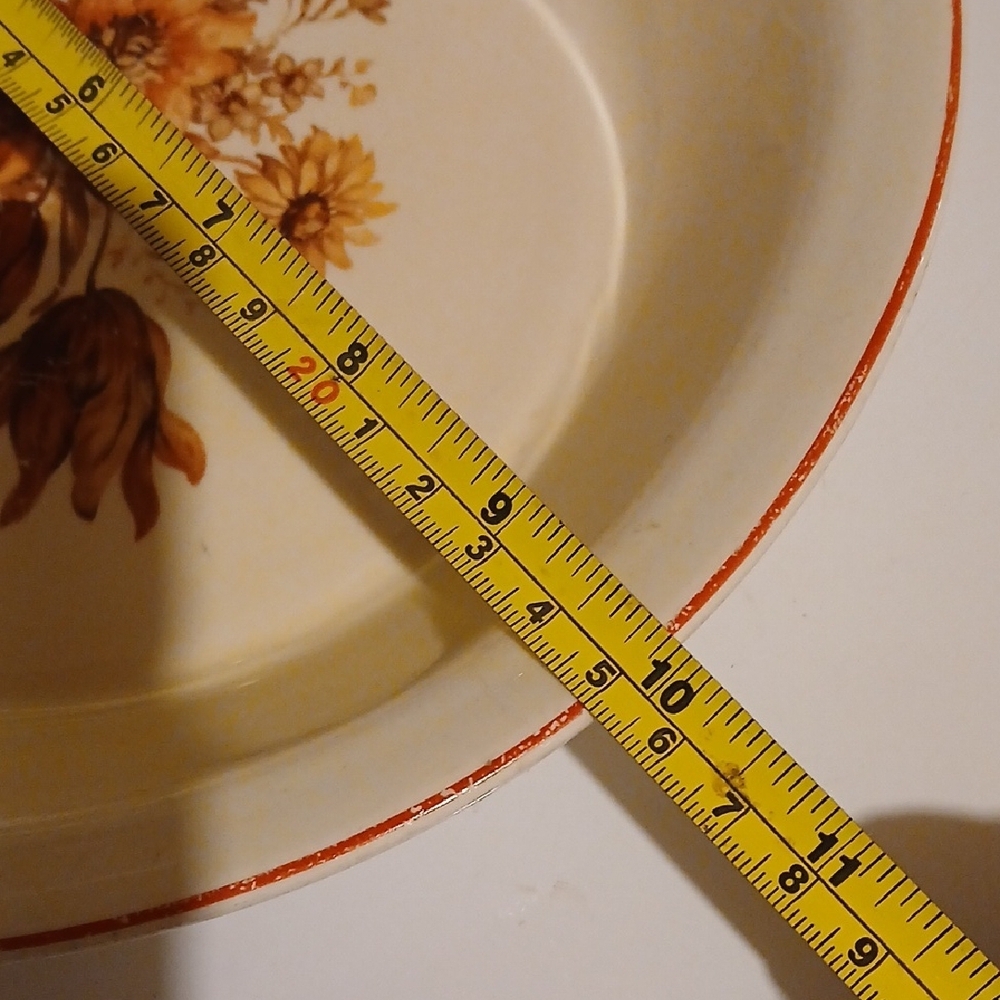 Vintage Yellow Floral Bakeware Dish - Picture 5 of 6